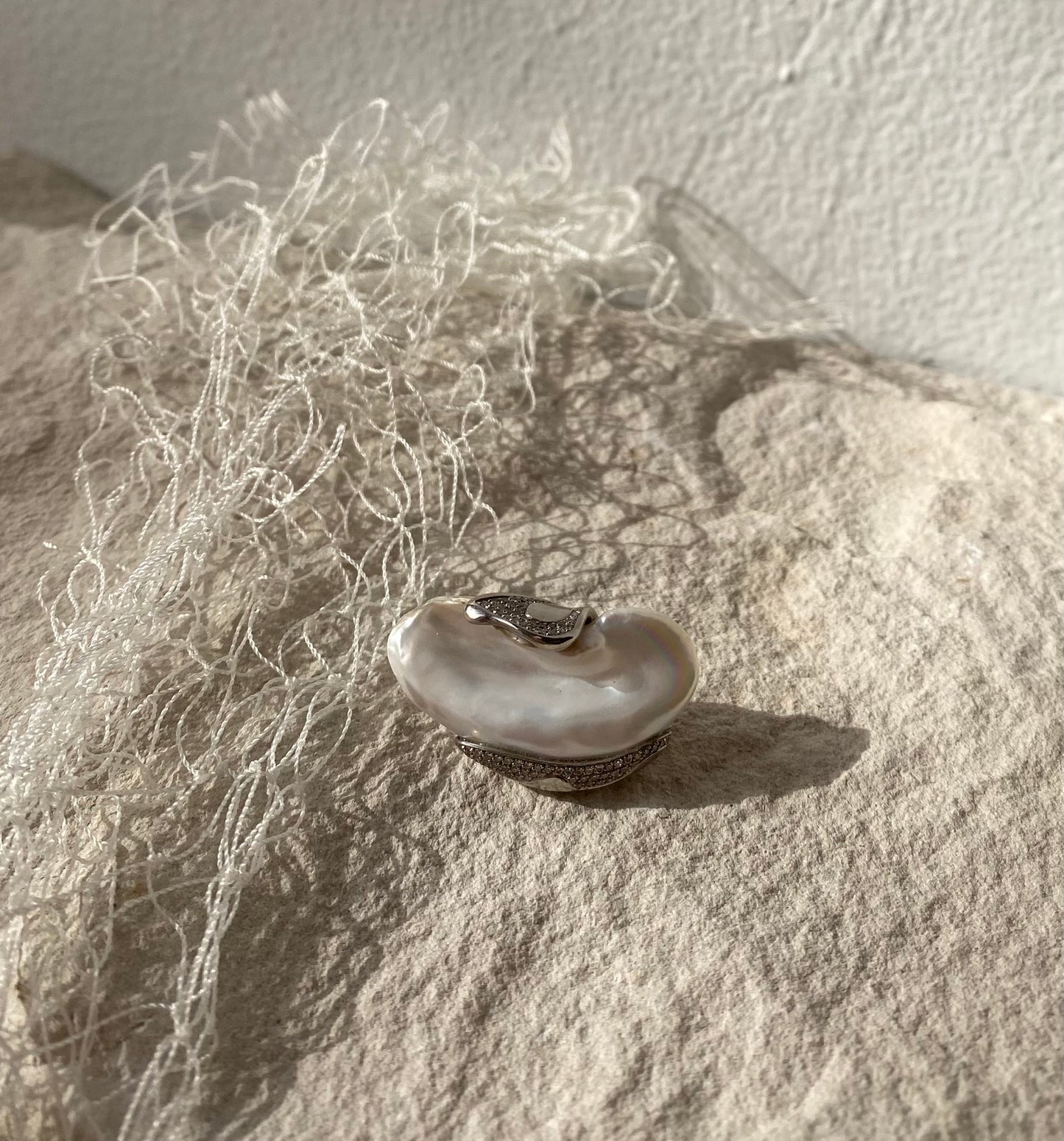 Pearl Creations. Baroque Pearl  Brooch.