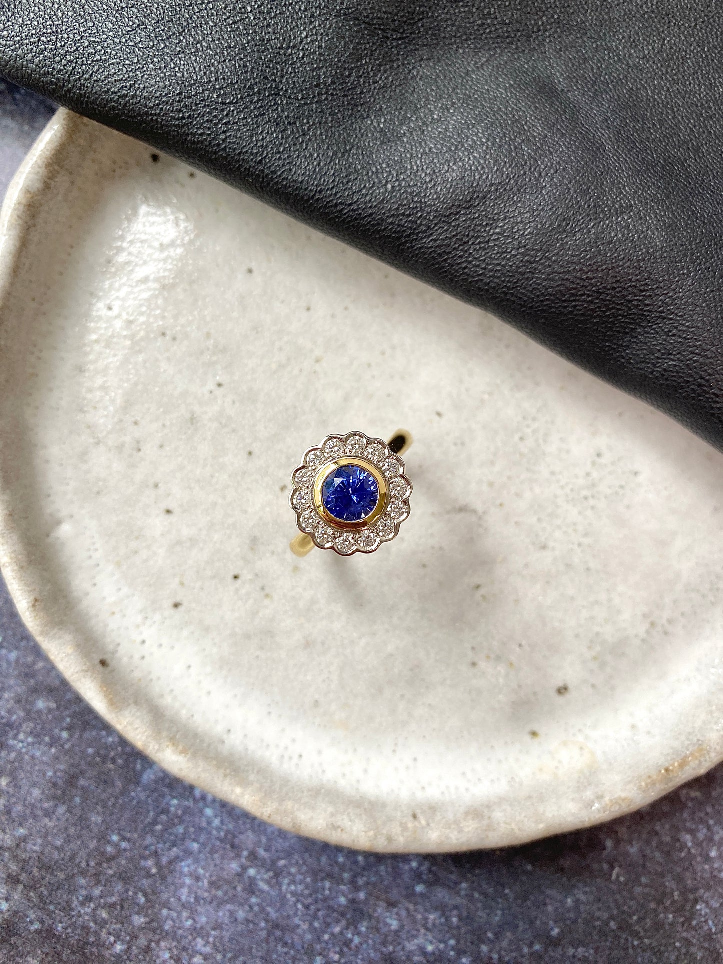 Everyday Creations . The Daisy Sapphire Ring