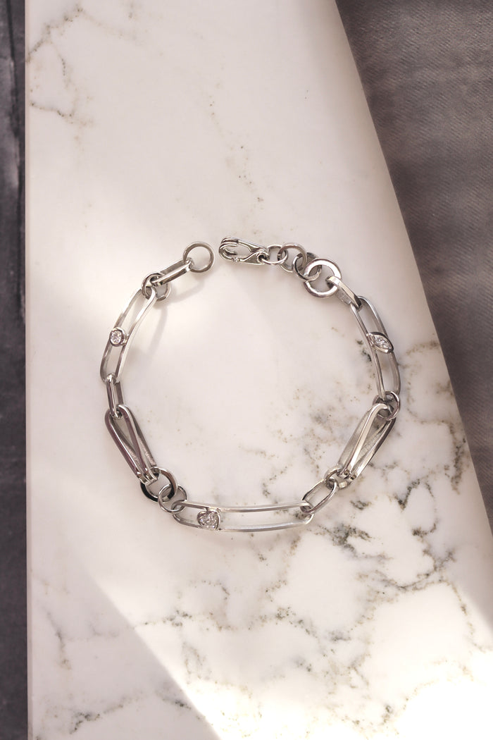 Everyday Creations . Play Bracelet Diamond and Platinum