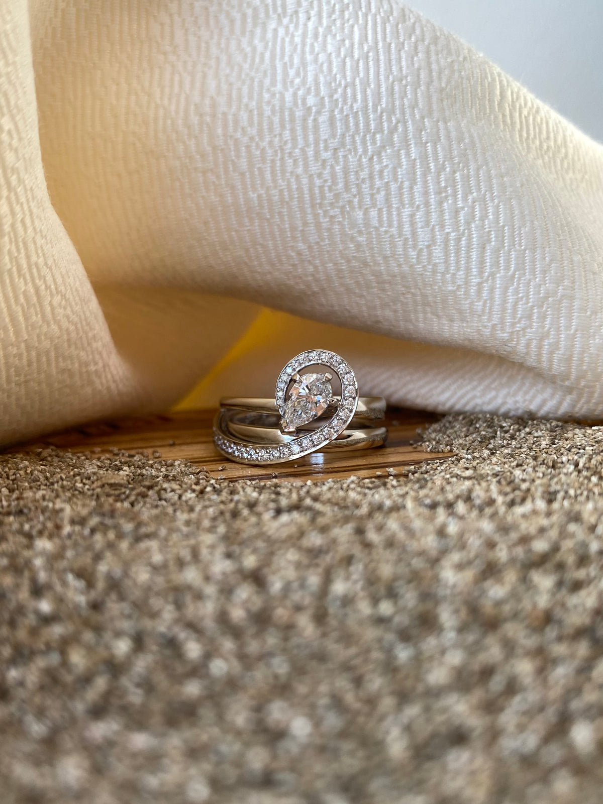 Signature. Reflections PearShape Diamond Ring