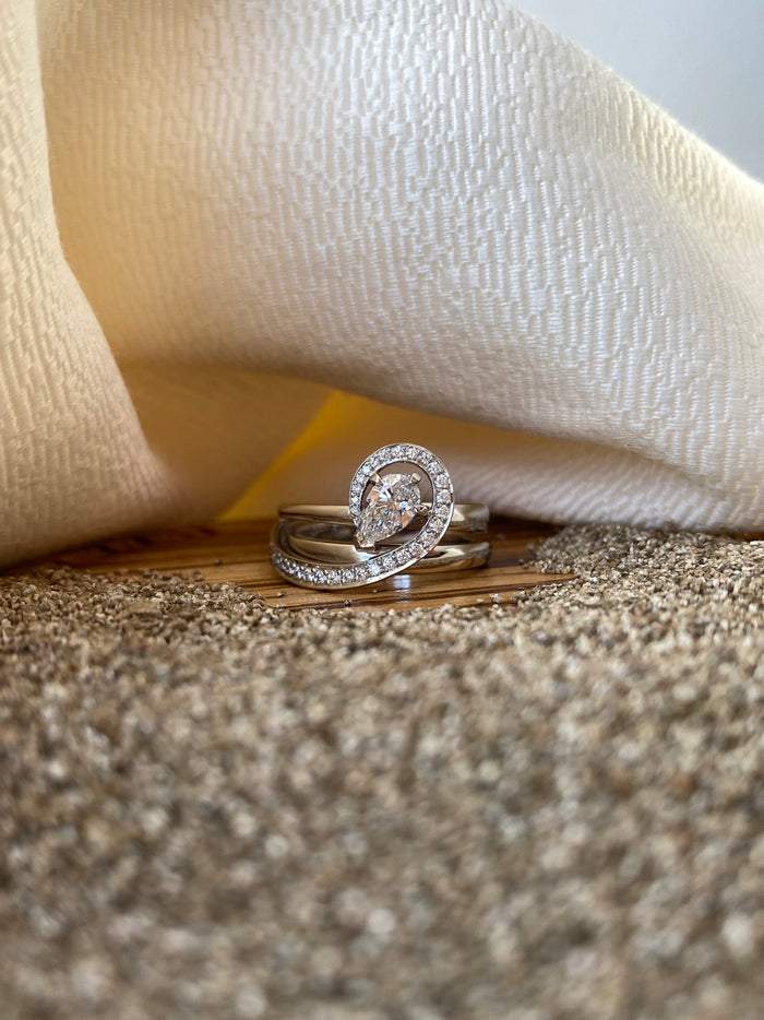 Signature. Reflections PearShape Diamond Ring