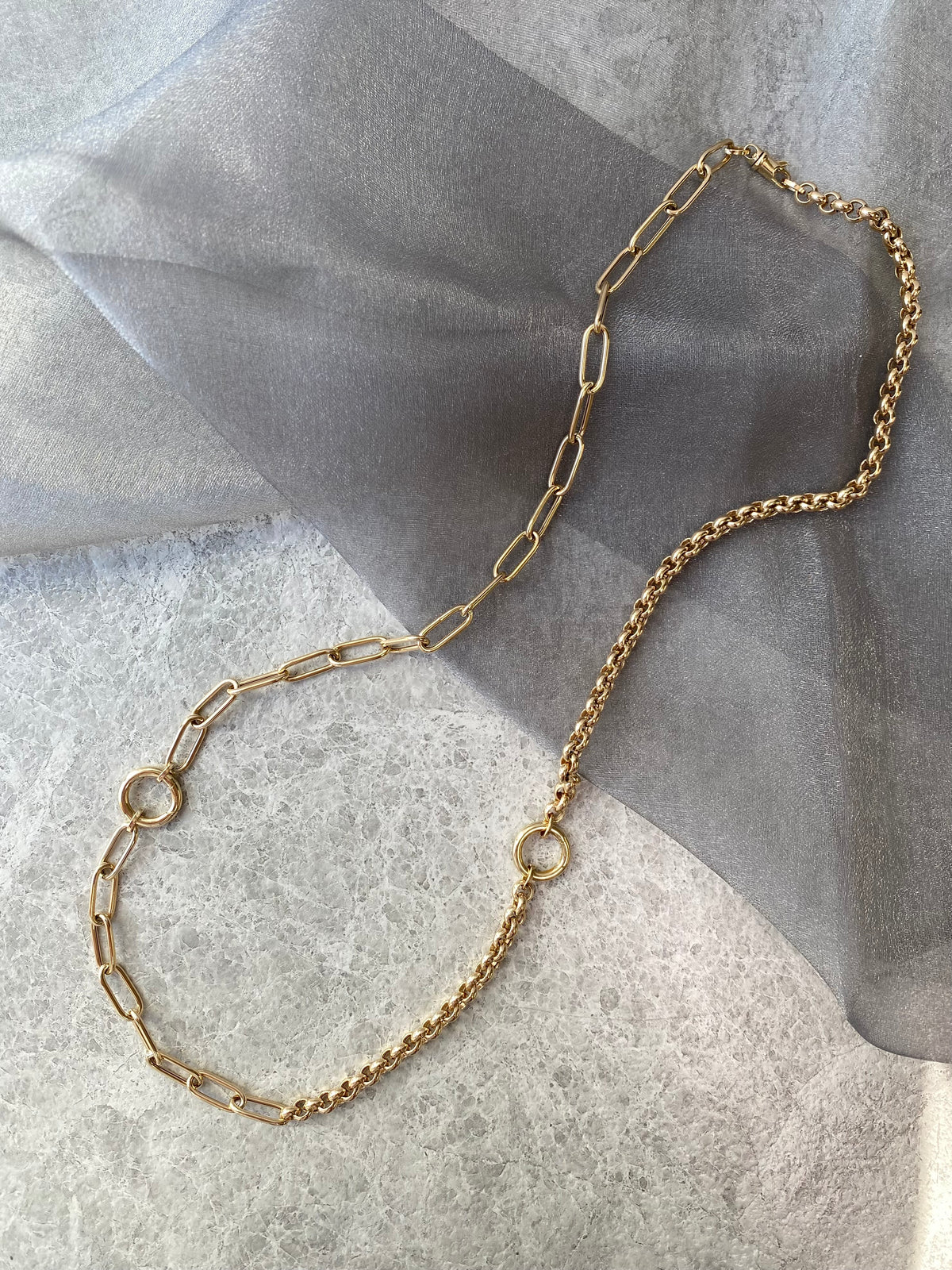 Everyday Creations . Yellow Gold Chain Necklace