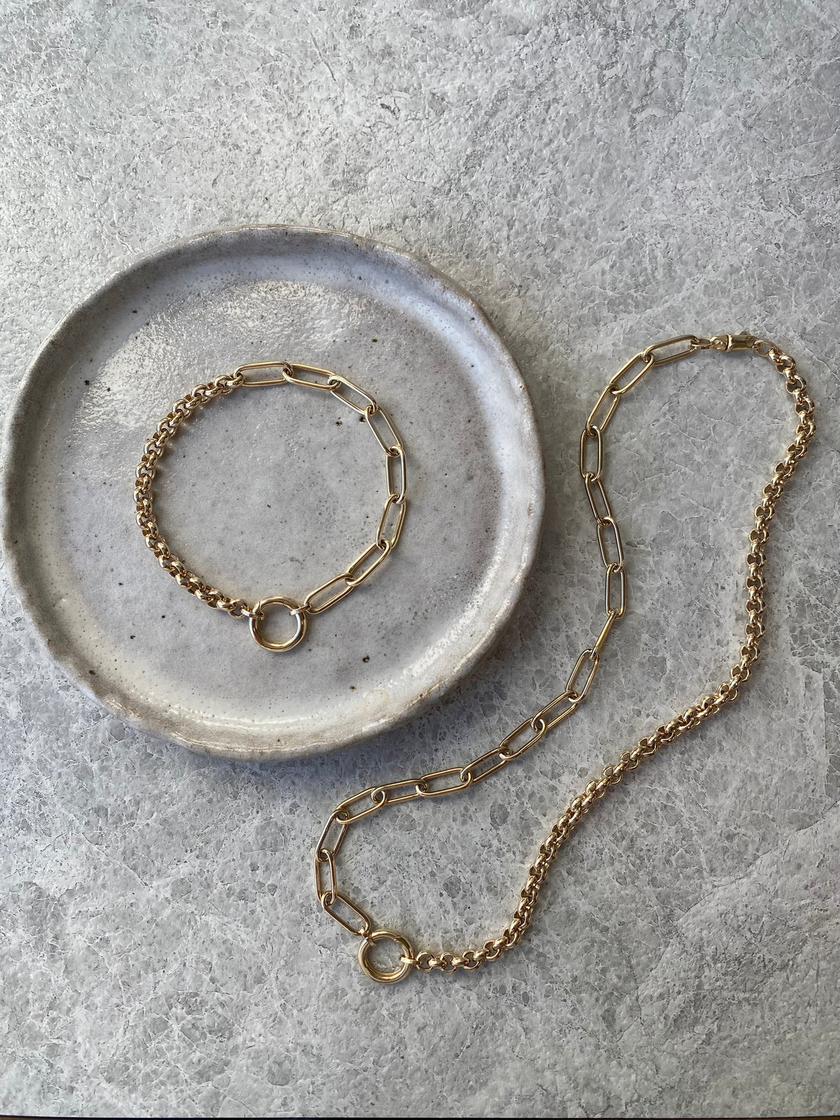 Everyday Creations . Yellow Gold Chain Necklace