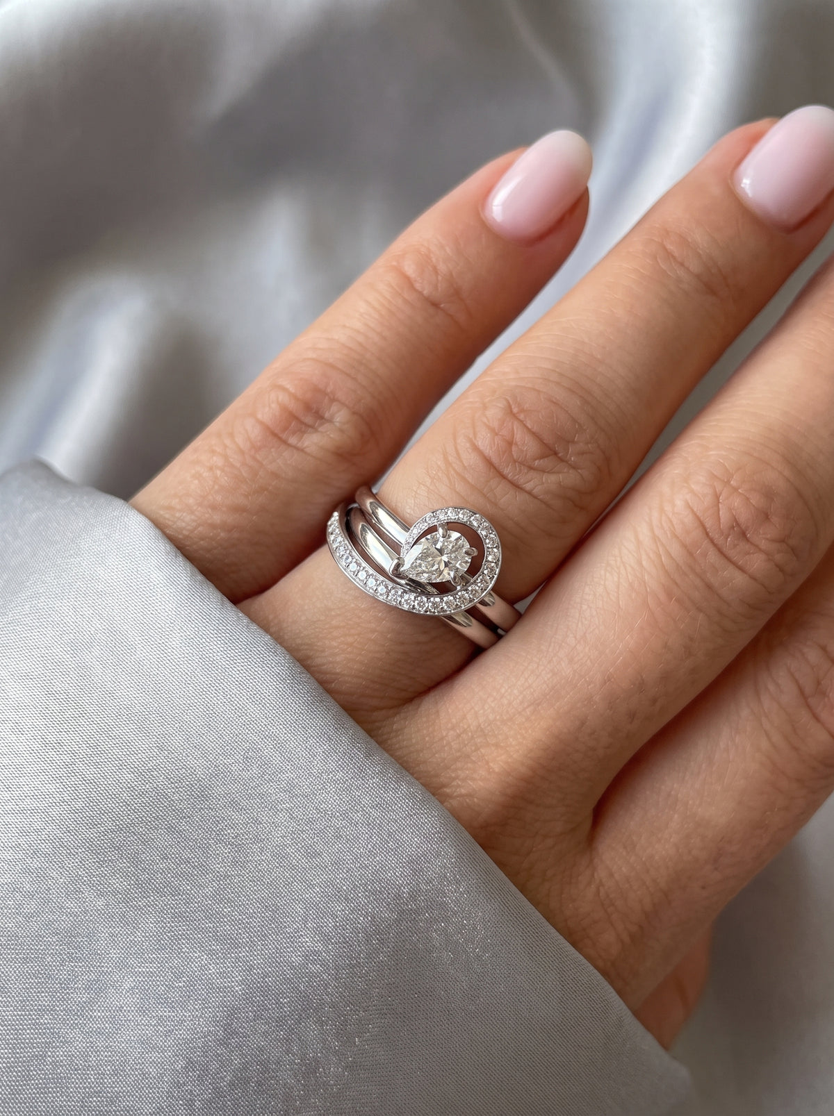 Signature. Reflections PearShape Diamond Ring