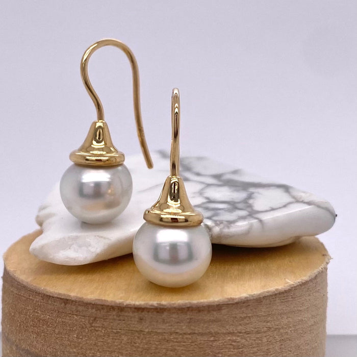 Pearl Creations. BEP South Sea Drop Earrings